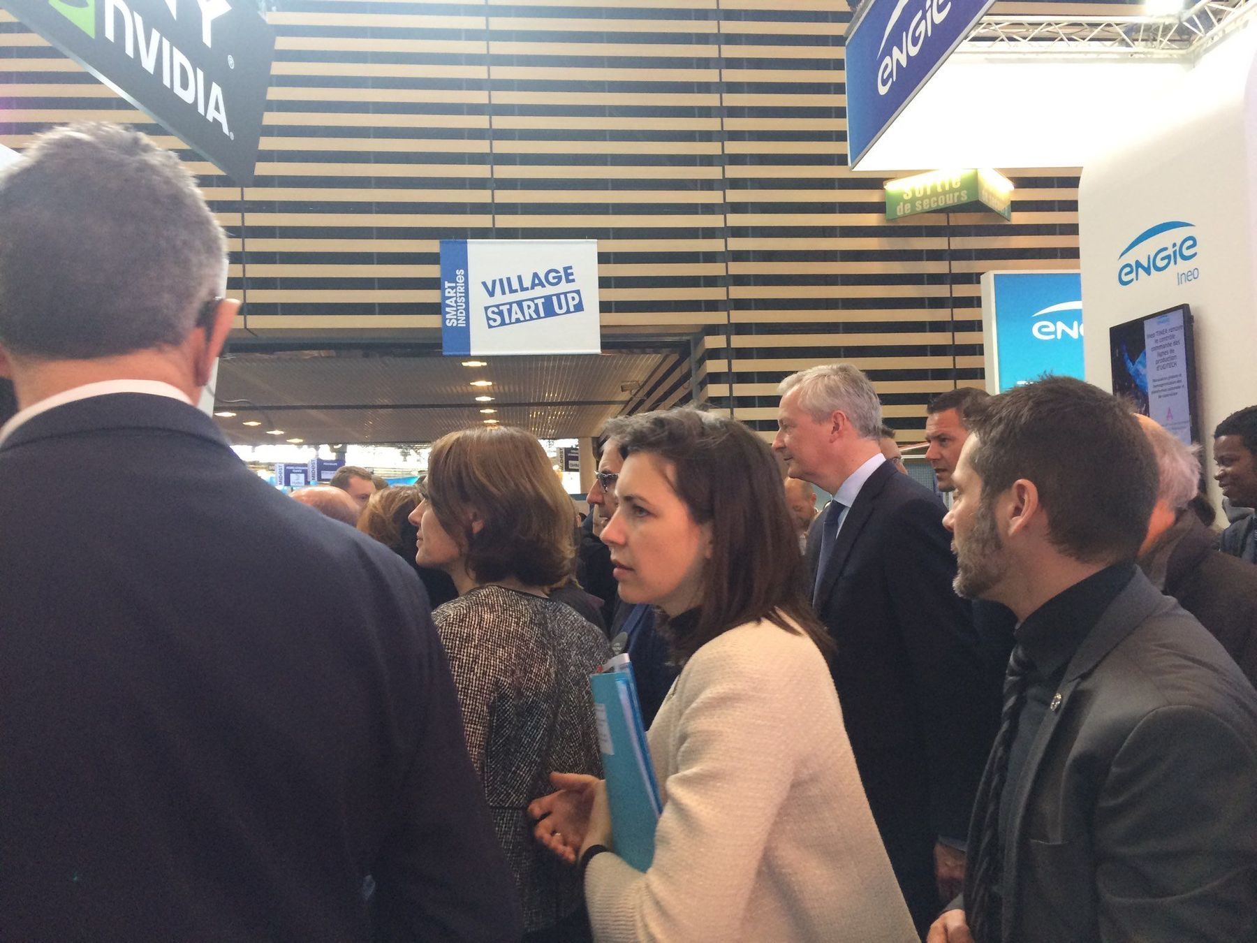 Visite du ministre de l'économie Bruno Le Maire